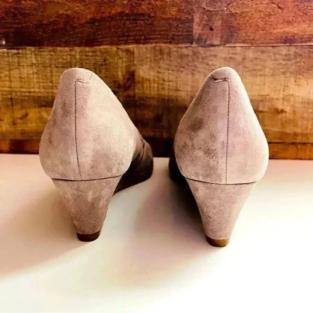 Corso Como Suede Wedged Flats - Picture 5 of 7